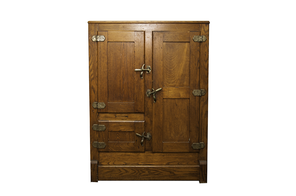 Antique Oak Ice Chest EBTH